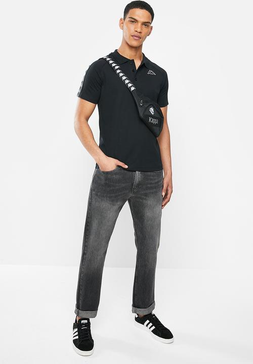 KAPPA - Banda estrel polo - black