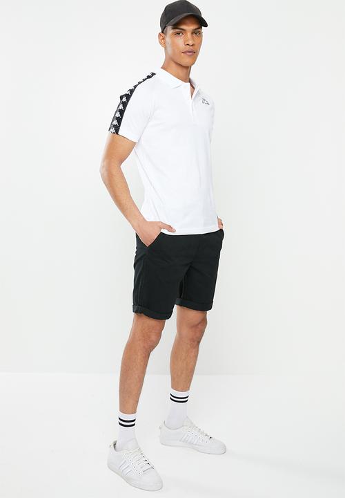 KAPPA - Banda estrel polo - white