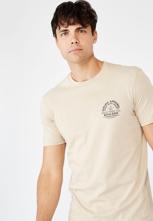 Cotton On - Tbar souvenir T-shirt - pearl