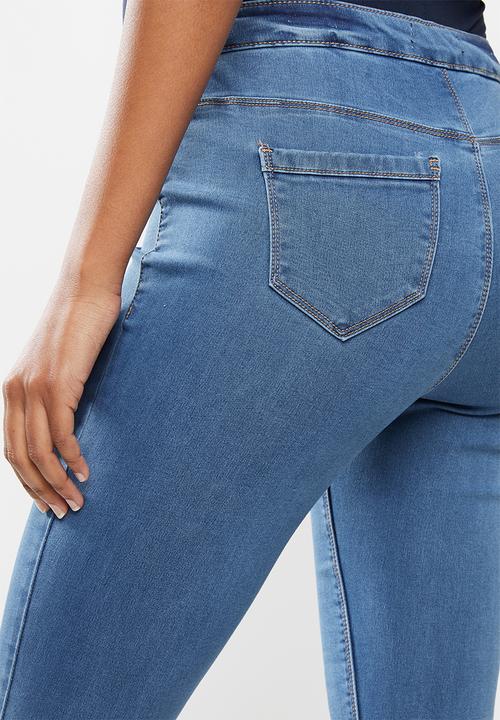 Missguided - Maternity over bump vice superstretchy skinny jean - blue