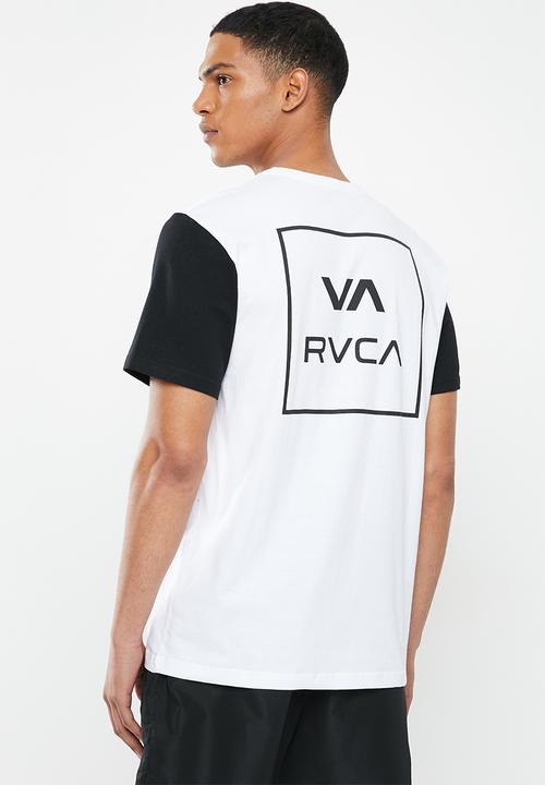 RVCA - Va all the way short sleeve tee - white & black