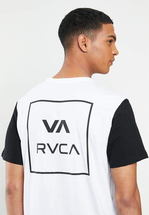 RVCA - Va all the way short sleeve tee - white & black