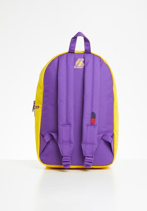 Herschel Supply Co. - Settlement - backpacks - LA Lakers - yellow & purple