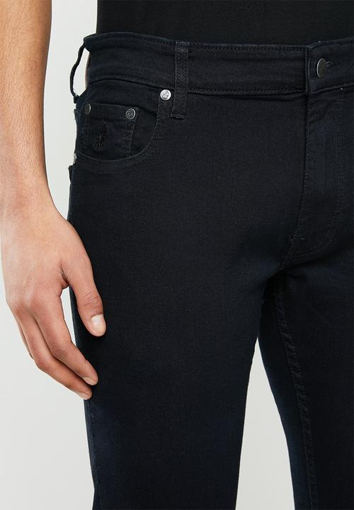 POLO - Simon straight leg jean - black