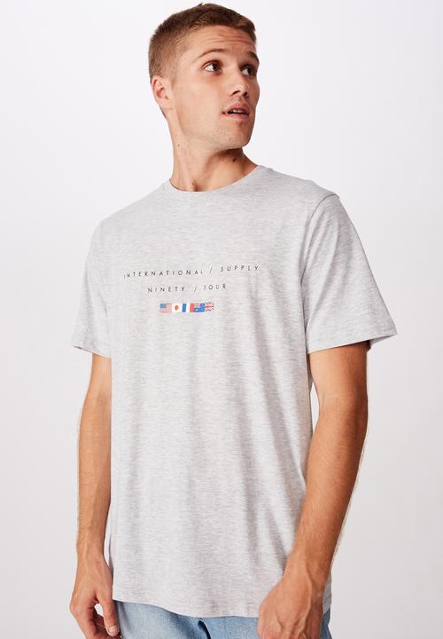 Cotton On - Tbar urban T-shirt - grey