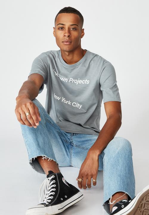 Cotton On - Tbar urban T-shirt - grey 