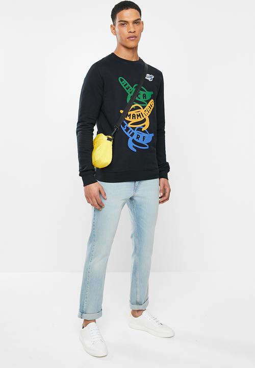 Mami Wata - Multi mami banana sweatshirt - black