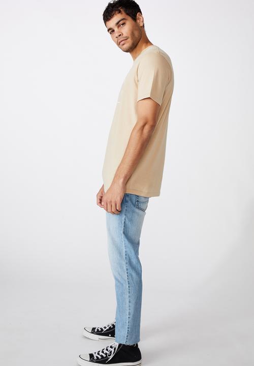 Cotton On - Tbar urban T-shirt - stone