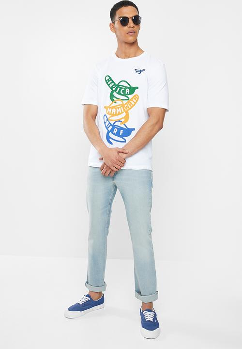Mami Wata - Multi mami banana tee - white