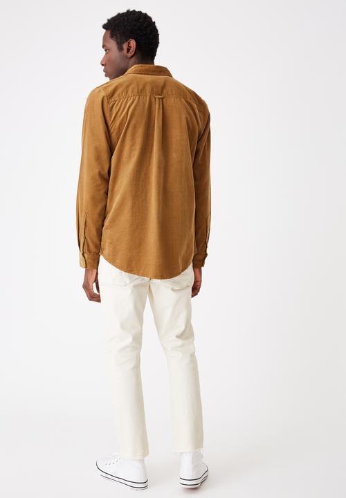 Cotton On - Vintage cord shirt - tan