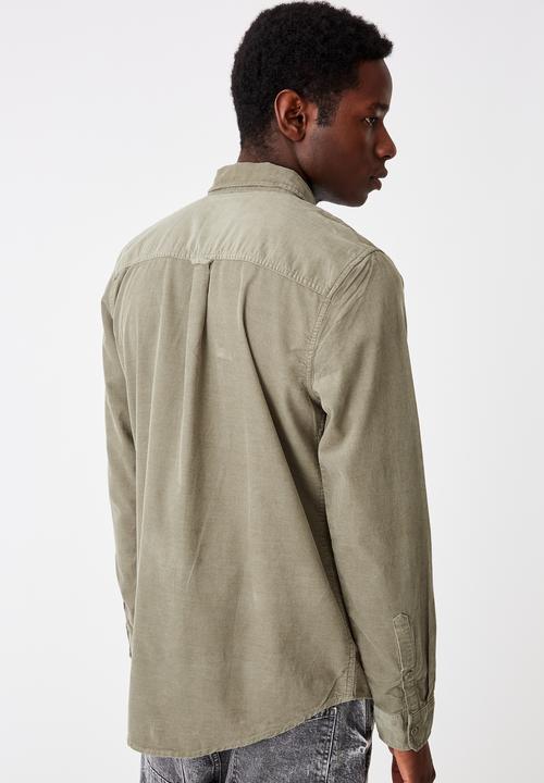 Cotton On - Vintage cord shirt - khaki