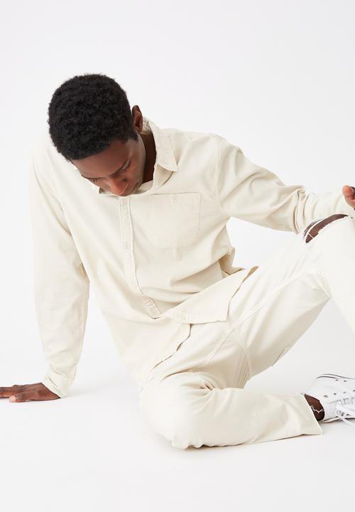 Cotton On - Vintage cord shirt - ecru