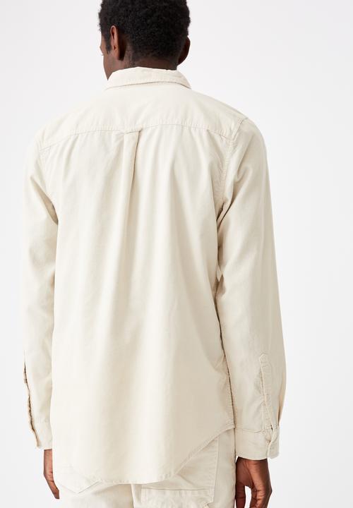 Cotton On - Vintage cord shirt - ecru