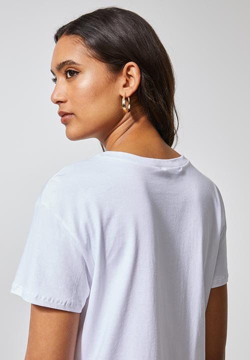 Superbalist - Printed tee - white