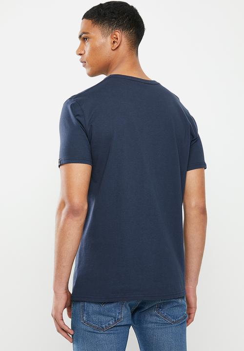 Quiksilver - Comp logo short sleeve tee - navy 