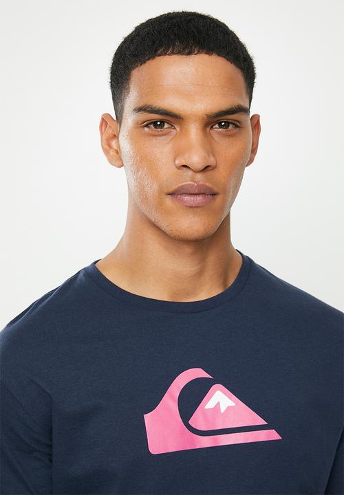 Quiksilver - Comp logo short sleeve tee - navy 