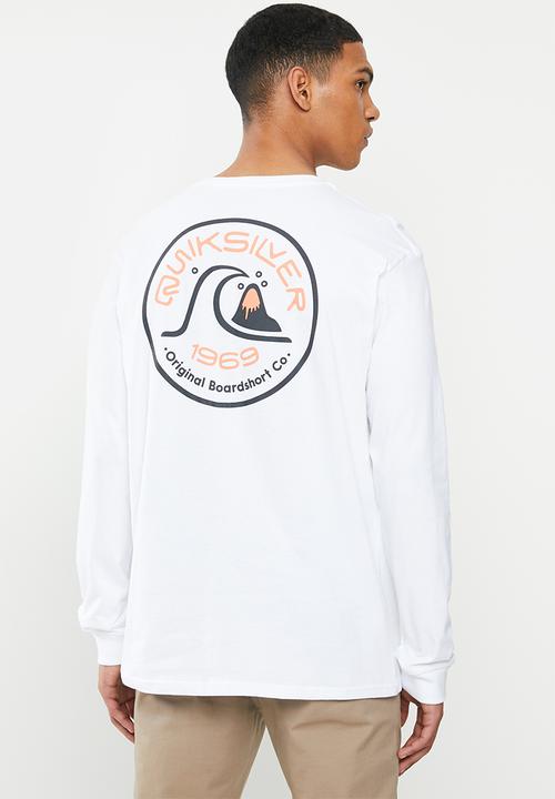 Quiksilver - Close call long sleeve tee - white
