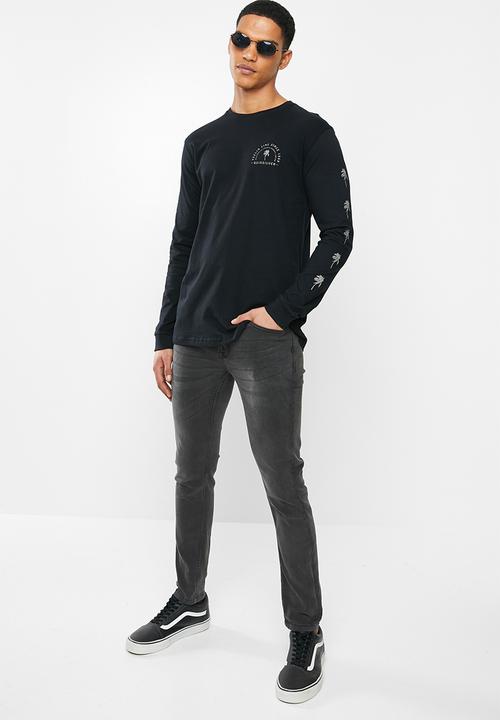 Quiksilver - Blind alley long sleeve tee - black