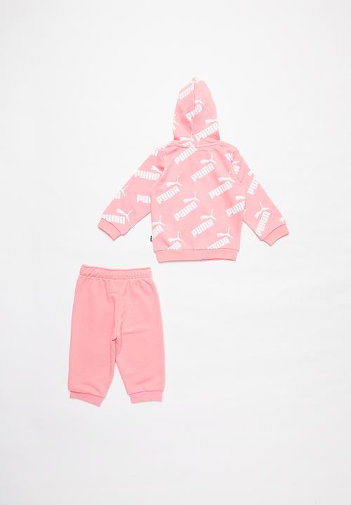 PUMA - Minicats amplified jogger set - pink & white