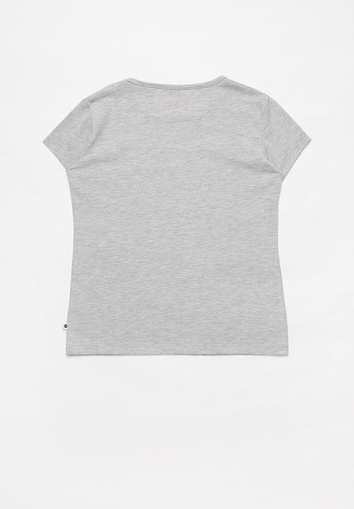 Roxy - Endless music print b tee - grey
