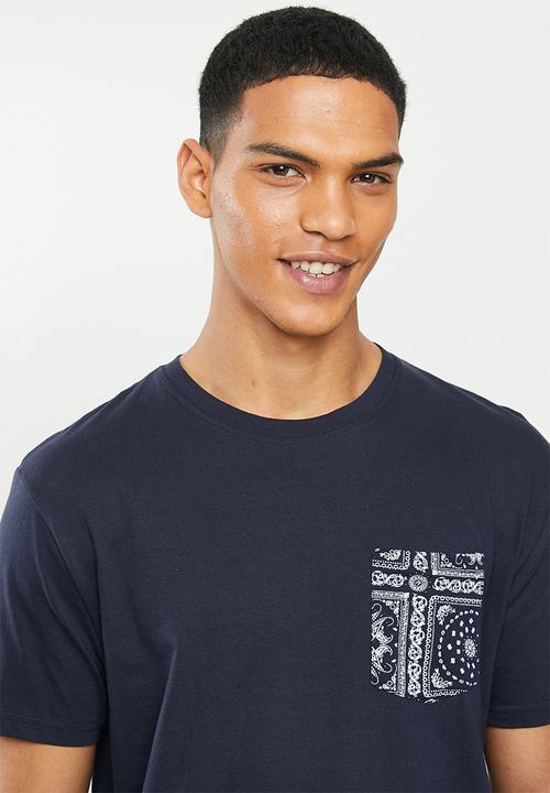 Brave Soul - Knell sleepwear - navy & white