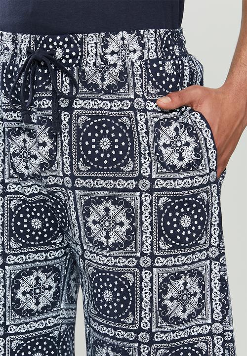 Brave Soul - Knell sleepwear - navy & white