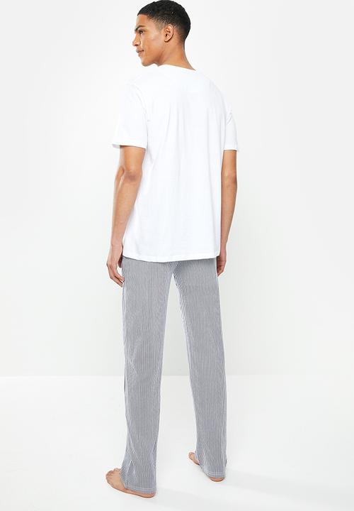 Brave Soul - Skarmory sleepwear - white & navy