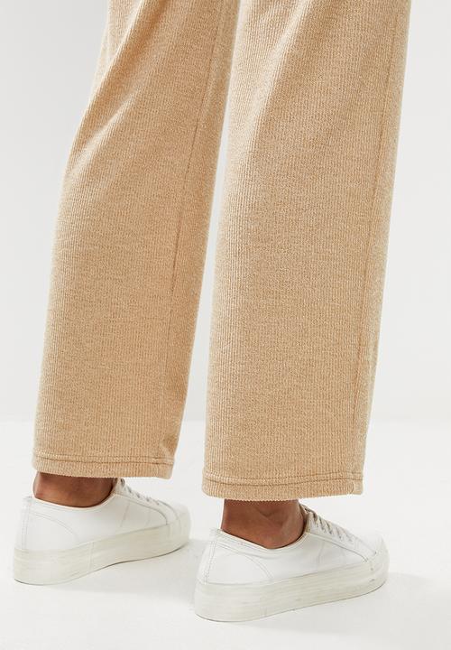 edit - Cosy knit jogger - stone