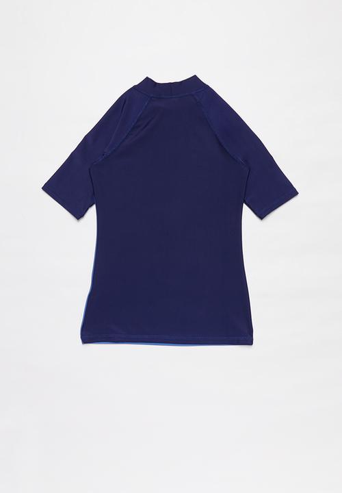 Rebel Republic - Tweens printed rash vest - blue