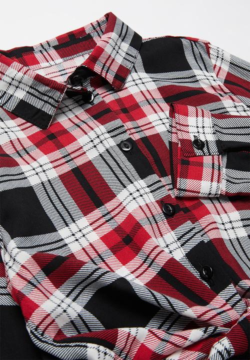 Rebel Republic - Check shirt - red & black