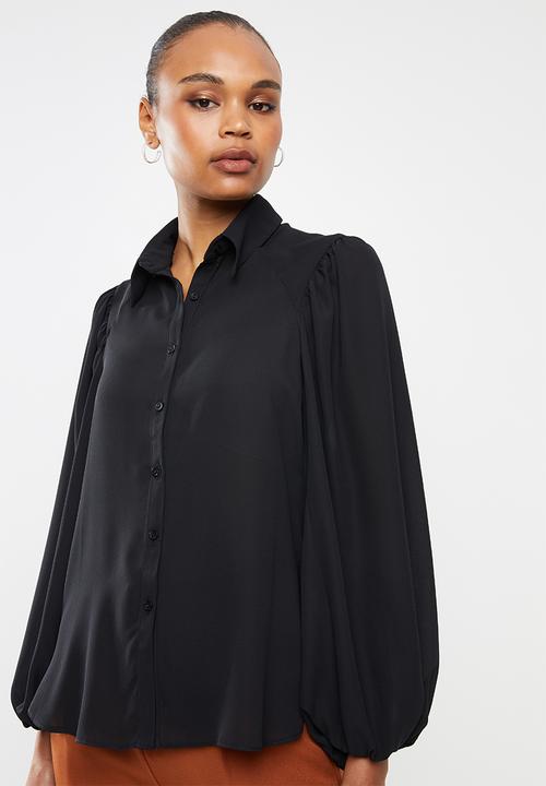 edit - Soft femme shirt - black