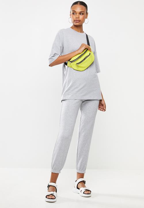 Missguided - T-shirt jogger set - grey