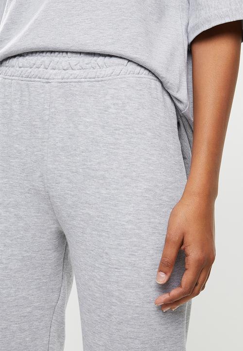 Missguided - T-shirt jogger set - grey
