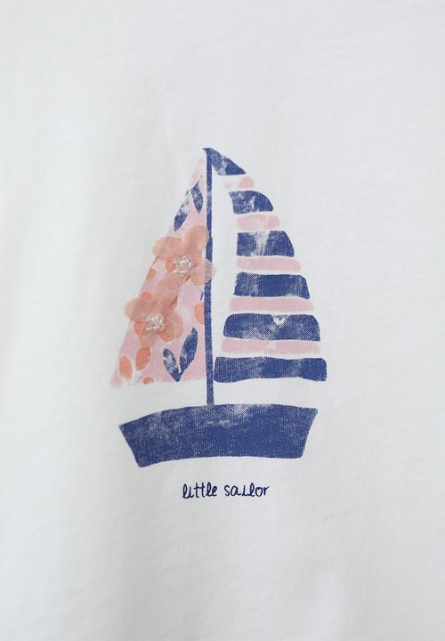MANGO - Barco T-shirt - white