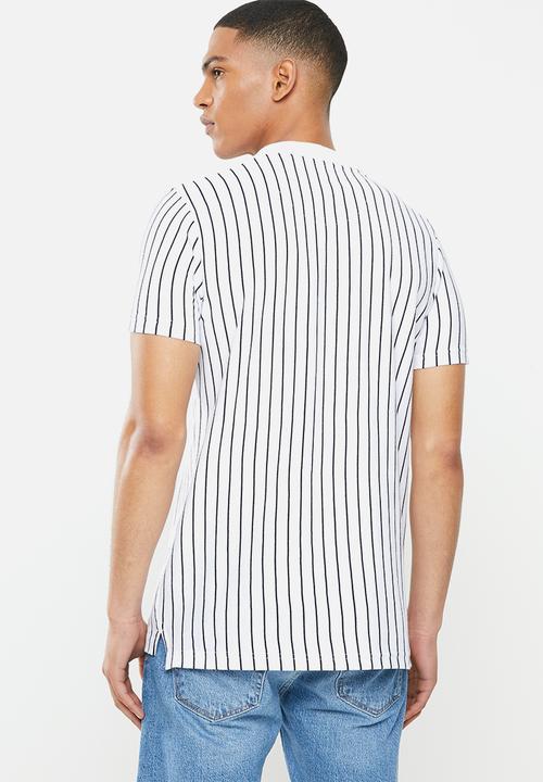 Brave Soul - Friar polo - white & black
