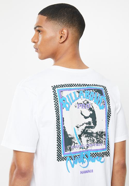 Billabong  - Vintage photo short sleeve tee - white