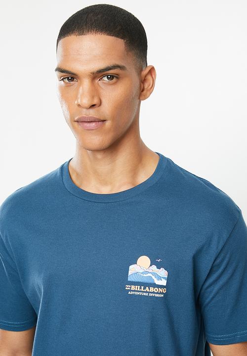 Billabong  - Drained short sleeve tee - blue