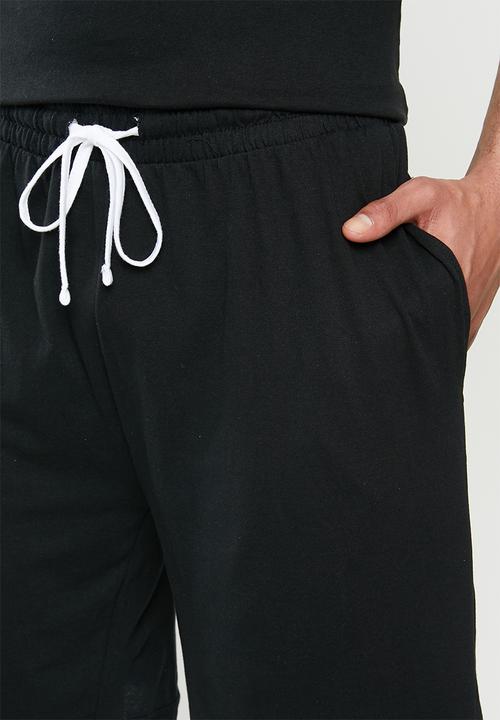 Brave Soul - Ether sleepwear - black & white