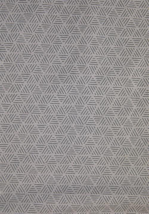 GUESS - Short sleeve geometric polo - grey