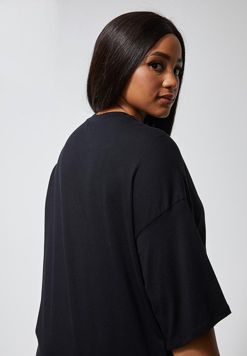 Superbalist - T-shirt dress - black