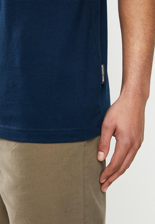 DC - Dyed logo pocket polo - navy