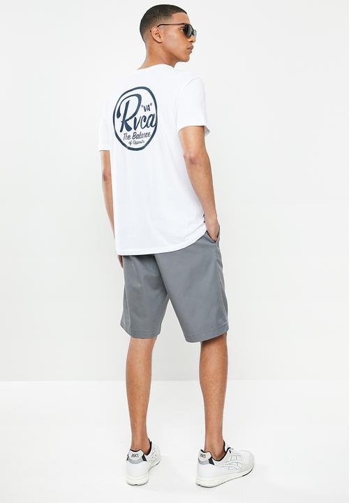 RVCA - Patch seal short sleeve tee - white