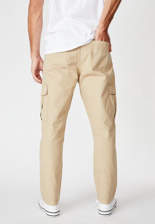 Cotton On - Cargo pant - sand ripstop