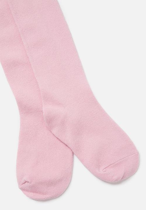 MINOTI - 2 Pack tights - pink & neutral