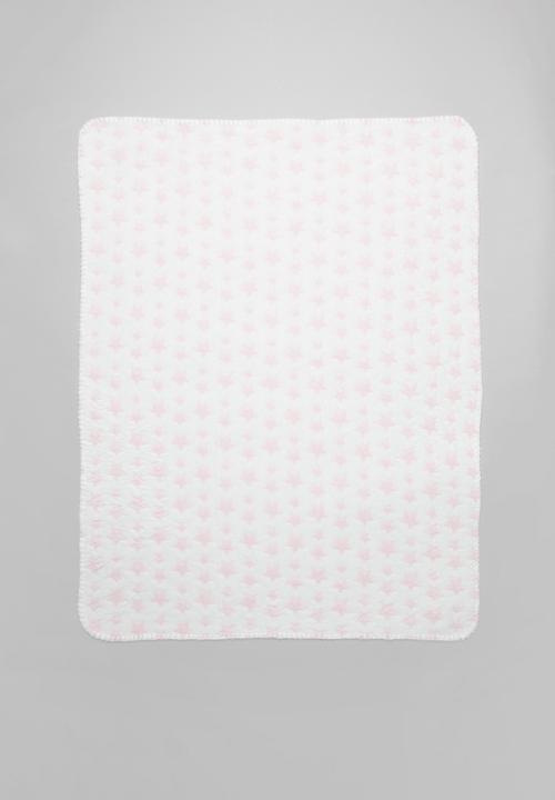 Pop Candy - Baby blanket - pink & white