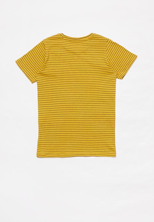 Cotton On - Core short sleeve tee x 2 multipack - yellow & blue