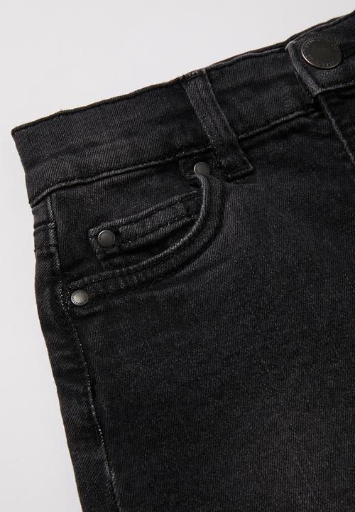 Cotton On - Finn denim skirt - black 