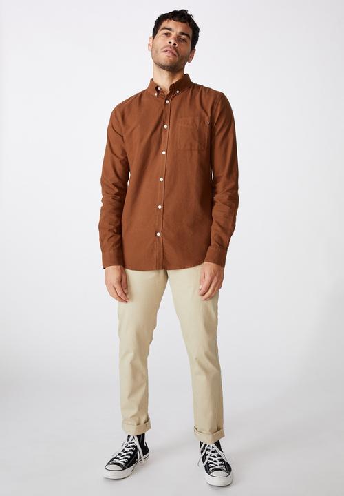 Cotton On - Brunswick shirt 3 - coffee