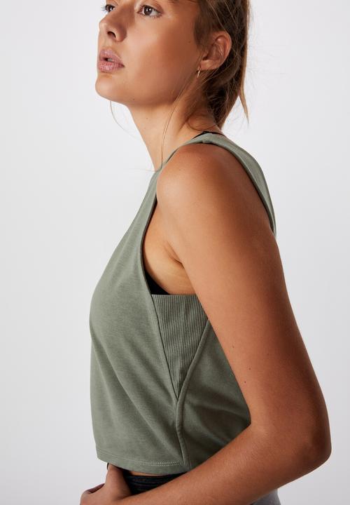 Cotton On - Lifestyle tank top -steely shadow marle