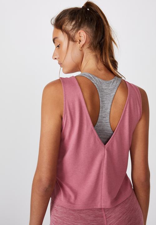 Cotton On - Lifestyle tank top -washed rose marle